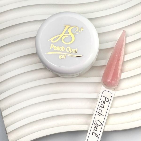 Гель для наращивания ногтей JS Peach Opal, 30 г N007556 фото