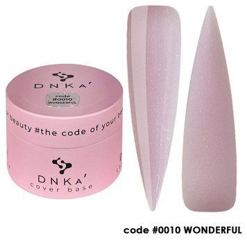 Камуфлирующая база для ногтей DNKa' Cover Base 010 Wonderful, 30 мл DNKA0010-30 фото