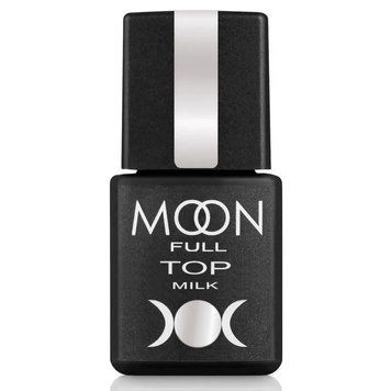 Молочный топ для гель-лака Moon Full Top milk, 8 мл N4233326 фото