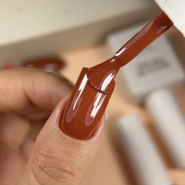 NAILSOFTHEDAY Gel polish Terracotta &mdash; теракотовий (цегляно-коричневий) гель-лак, що перекривається в один шар, 10 мл 3590783 фото