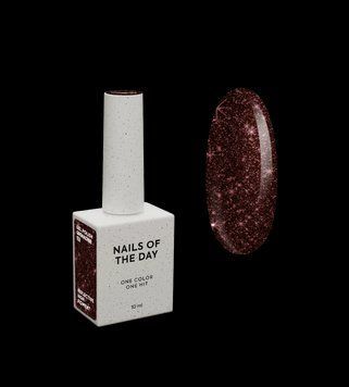 NAILSOFTHEDAY Gel Polish Grenadine &mdash; бордовий (гранатовий) світловідбиваючий гель&ndash;лак для нігтів, 10 мл 4825522500007 фото