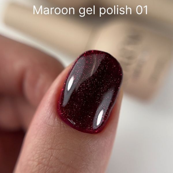Гель лак Lukum Maroon Collection gel polish 01, 10 мл N09535 фото
