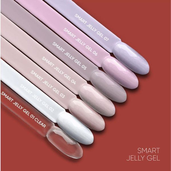 NAILSOFTHEDAY Smart Jelly gel 01 &ndash; прозрачный строительный гель желе для ногтей, 15 мл N345432 фото