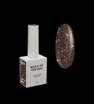 NAILSOFTHEDAY Gel Polish Whiskey &mdash; коричневий світловідбиваючий гель&ndash;лак для нігтів, 10 мл 4821802869000 фото
