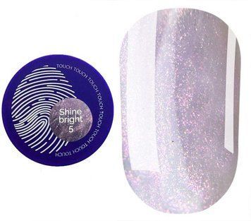 Touch Гель для нігтів Builder Gel Shine Bright 05, 15 мл 59241 фото