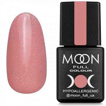 Гель-лак MOON FULL Opal color №505 бежево-бузковий з різнобарвним шимером, 8 мл. N031505 фото