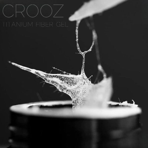 CROOZ гель с волокнами для ремонта и укрепления ногтевой пластины TITANIUM FIBER GEL,15 г 51552 фото