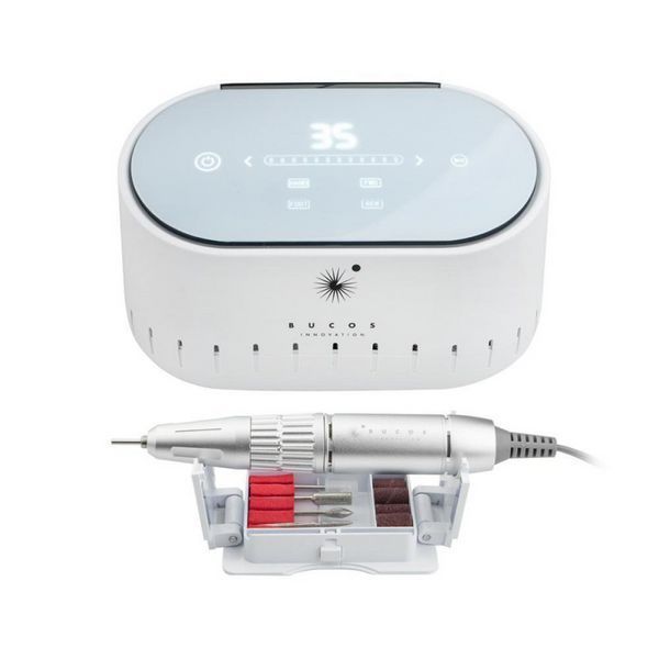 Фрезер для манікюру Bucos Nail Drill X3 PRO WHITE PEARL 65 Ватт, 35 000 об/хв. N567384 фото