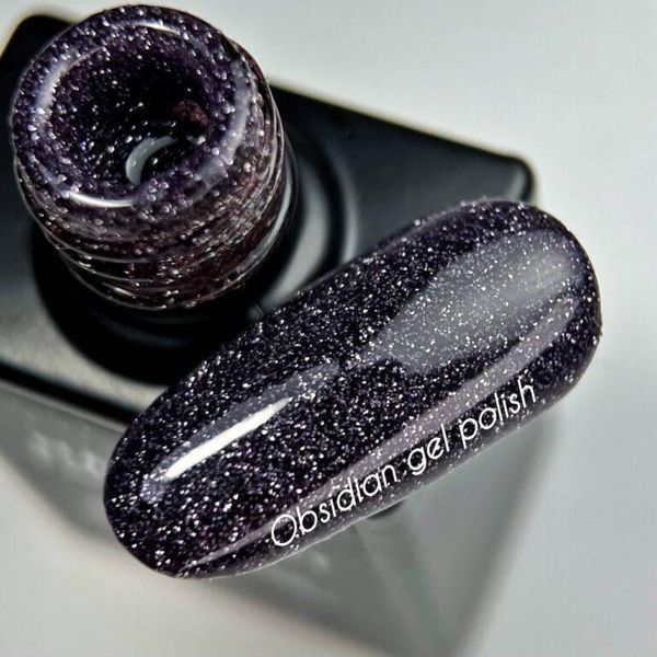 NAILSOFTHEDAY Let&rsquo;s special Obsidian &mdash; графітово фіолетовий світловідбиваючий гель&ndash;лак для нігтів, 10 мл 4852 фото