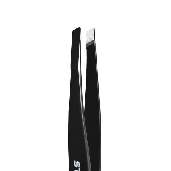 Пинцет для бровей Staleks Pro Expert 11 Type 4 Black TE-11/4B фото