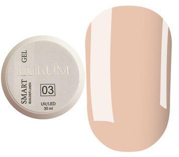 Гель для наращивания ногтей Lukum Smart Gel №03, 30 мл N09515 фото