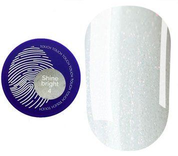 Touch Гель для нігтів Builder Gel Shine Bright 04, 15 мл 59240 фото