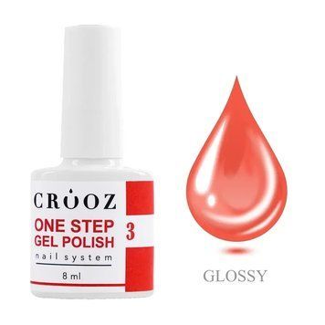 Однофазный гель лак Crooz One Step 03, 8 мл SO03 фото