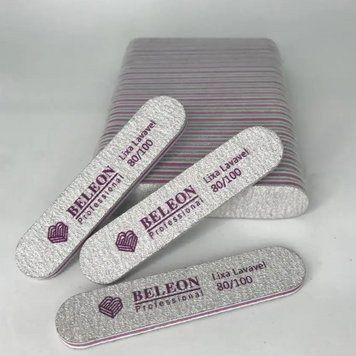 Пилочка BELEON мини 80/100 (упаковка 25шт) N020357 фото