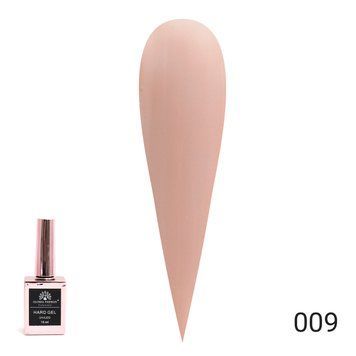 Твердый гель для ногтей Hard Gel GLOBAL FASHION №09, 15 мл 8231 фото