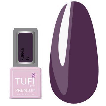 Гель-лак TUFI profi PREMIUM Purple 19 фиолетовый, 8мл 0121210 фото