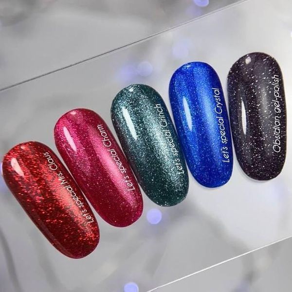 NAILSOFTHEDAY Let&rsquo;s special Mrs. Claus&ndash; насыщенно-красный с мелким шимером, перекрывающийся в один слой, 10 мл 4853 фото