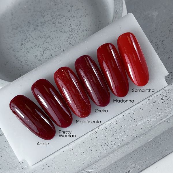 NAILSOFTHEDAY Let&rsquo;s special Adele &ndash; червоний з шимером, гель лак що перекривається в один шар, 10 мл 7772467 фото