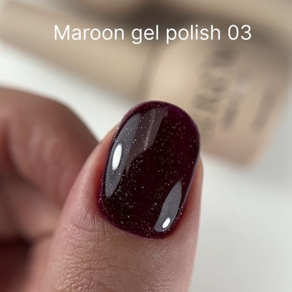 Гель лак Lukum Maroon Collection gel polish 03, 10 мл N09537 фото