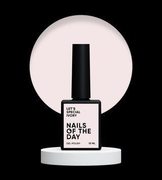 NAILSOFTHEDAY Let's special Ivory &mdash; кремовый гель-лак для ногтей, перекрывающий в один слой, 10 мл 482745004 фото