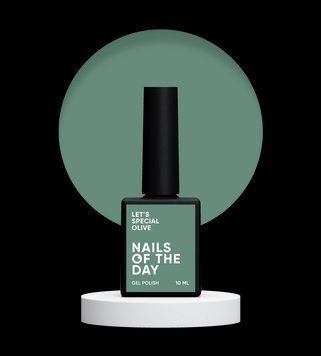 NAILSOFTHEDAY Let's special Olive&ndash; холодный оливковый, перекрывающийся в один слой, 10 мл 876567467 фото