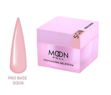 База для ногтей без HEMA та ТРО Moon Full Nude Pro Base №SQ08, 30 мл NSQ08 фото