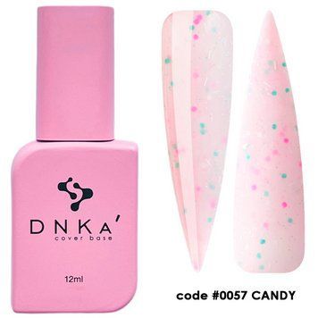 Камуфлирующая база для ногтей DNKa' Cover Base 057 Candy, 12 мл DNKA0057 фото
