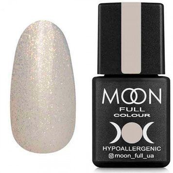 Гель-лак MOON FULL Opal color №507 напівпрозорий з різнокольоровими блискітками , 8 мл. N031507 фото