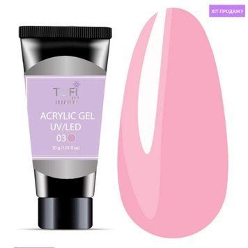 Акрил-гель TUFI profi PREMIUM 03 розовый рассвет, 30 г 0133967 фото
