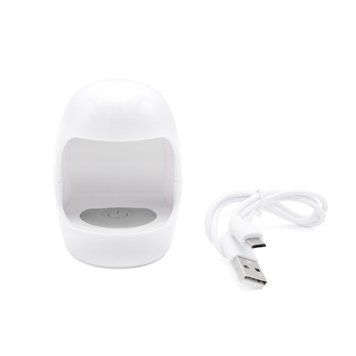 Лампа для сушки ногтей LED/UV 16W Мини, белая 18861 фото