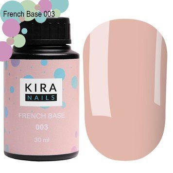 База для ногтей Kira Nails French Base 003 (бежевый), 30 мл N01884 фото