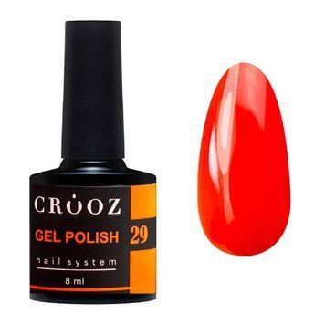 Гель-лак для ногтей Crooz 29 неоново-оранжевый 8 мл N008029 фото