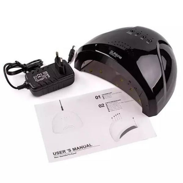 Лампа Sun One Black для сушки ногтей UV/LED 48 Вт N00964 фото