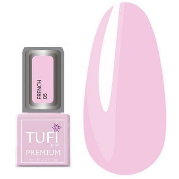 Гель-лак TUFI profi PREMIUM French 05 розовый туман 8 мл 0102541 фото
