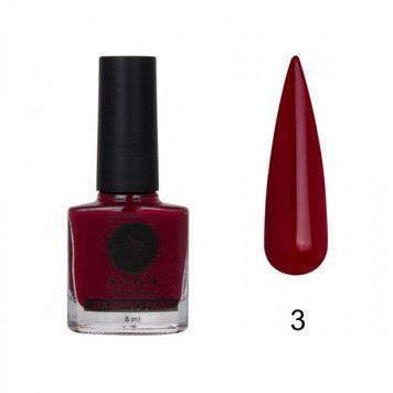 Лак для стемпинга Saga Professional Stamping №3 красный N05084 фото