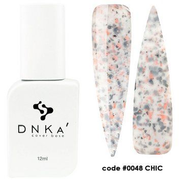 Камуфлирующая база для ногтей DNKa' Cover Base 048 Chic, 12 мл DNKA0048 фото