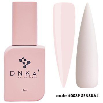 Камуфлююча база для нігтів DNKa&rsquo; Cover Base 039 Sensual, 12 мл DNKA0039 фото