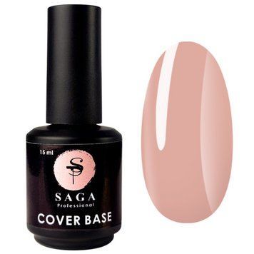 Камуфлююча база для нігтів SAGA Cover Base Elastic №05, 15 мл 651196 фото