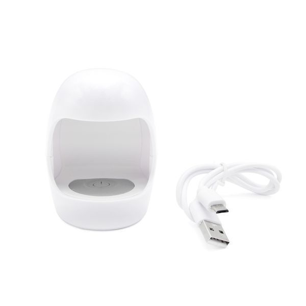 Лампа для сушки ногтей LED/UV 16W Мини, розовая 18860 фото