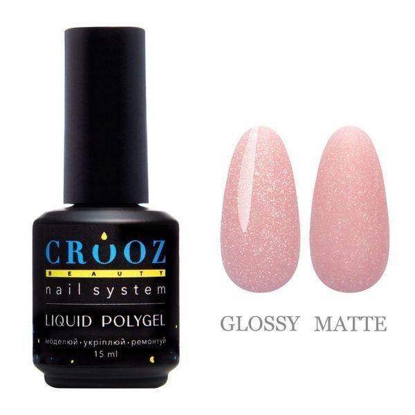 Рідкий полігель із шиммером Crooz SHIMMER Liquid Polygel №03, 15 мл N8016803 фото