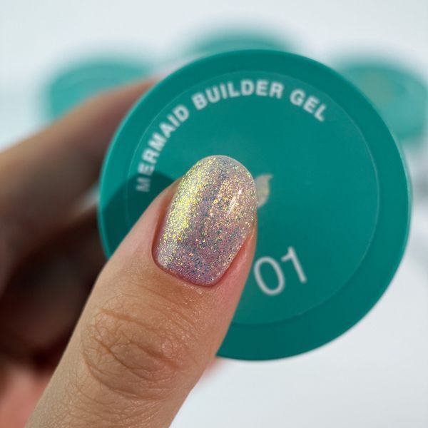 Гель для наращивания Siller Mermaid Builder Gel №01, 15 мл MB01 фото