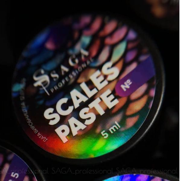Гель-паста без липкого шару Saga scales paste №5, 5мл 71645 фото