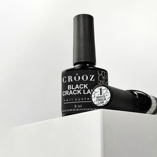 Гель-лак Crooz Crack Lak №2, 8 мл Чорний CCl02 фото