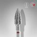 Твердосплавная фреза Шишка (снятие) с красной насечкой Staleks Pro EXPERT 6 х 14 мм FT110R060/14 фото 1
