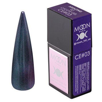 Гель-лак MOON FULL Amazing 9D Cat Eye 03, 12 мл CE03 фото