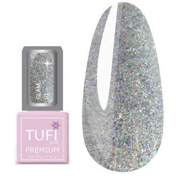 Гель-лак TUFI profi PREMIUM Glam 01 гейзер 8 мл 0121681 фото