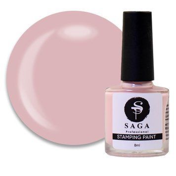 Лак для стемпинга Saga Stamping paint №24, 8 мл (пастельно-розовый) N015872 фото