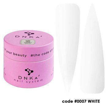 Гель для нарощування та моделювання нігтів DNKa' Jelly Gel 07 White, 15мл JGD0007 фото
