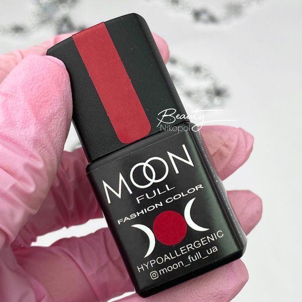 Гель-лак MOON FULL Fashion color №237 червоно-коричневий, 8 мл N04146 фото