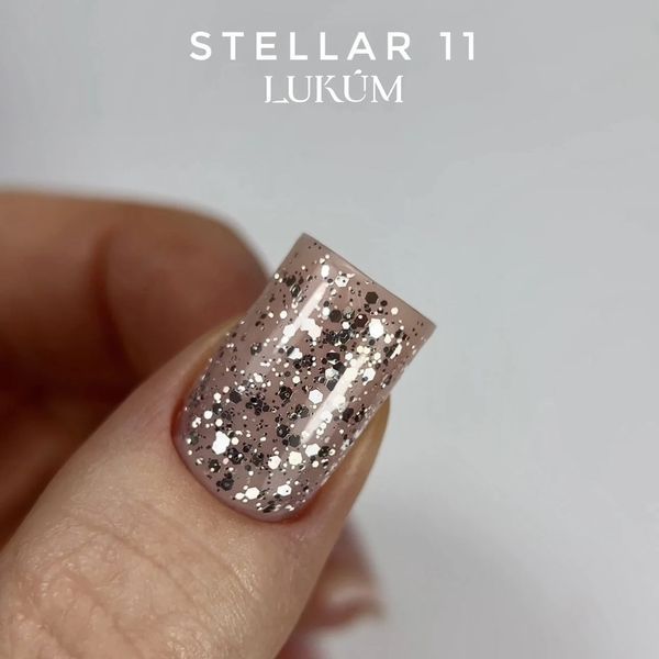 Гель-лак для ногтей Lukum Stellar №11, 10 мл 6719 фото